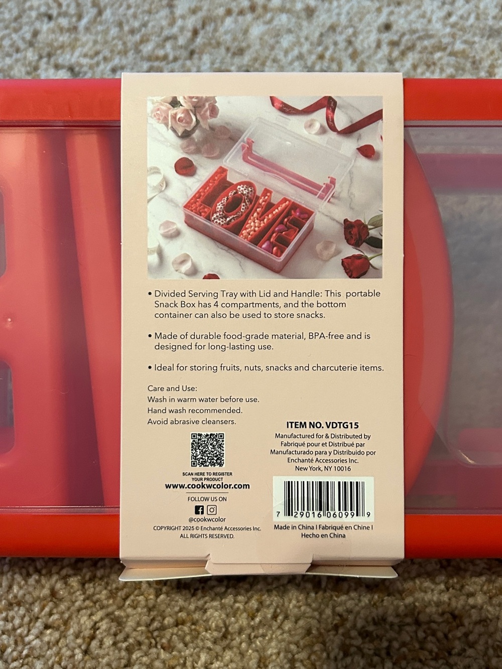 Cook with Color (CWC) Valentine's Day Snackle Box - LOVE - Picture 6 of 9